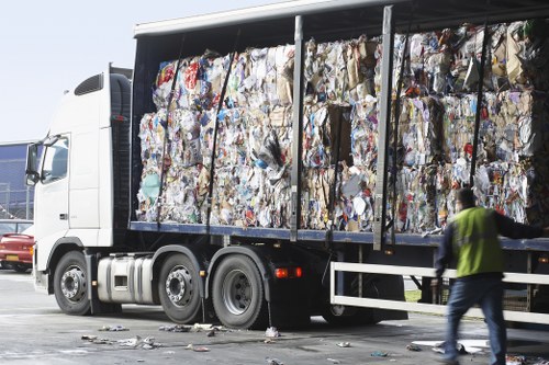 Professional house clearance team in action in South London