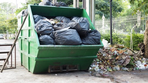 Types of builders waste materials in South London